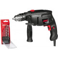 Дрель ударная SKIL 6280 LK (F 015 628 0LK) 550Вт 13мм БЗП 0-3000об/мин реверс, набор, кейс