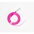 Кабель Prolike магнитный USB Micro 5 pin AM-BM 1,2 м, розовый