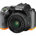 Зеркальный фотоаппарат Pentax K-S2 kit DA L 18-50mm WR, черный с оранжевым Зеркальный фотоаппарат Pentax K-S2 kit DA L 18-50mm WR, черный с оранжевым