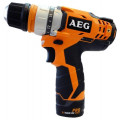 Аккумуляторная дрель-шуруповерт AEG BS12C2LI-202C X5 2хLiION 12В 2Ач 34Нм БЗП 1500об/мин дер/мет20/10мм 0.9кг