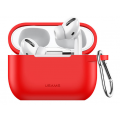 Чехол USAMS US-BH568 для хранения наушников Apple Airpods 3 / Airpods Pro, с брелоком, красный