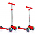 Y-Scoo Globber Primo Fantasy - детский самокат со светящимися колесами Racing Red Y-Scoo Globber Primo Fantasy - детский самокат со светящимися колесами Racing Red