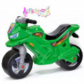 Racer RZ 1- каталка-мотоцикл беговел с музыкой, зеленый