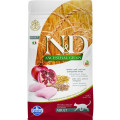 Корм для кошек низкозерновой Farmina N&D ANCESTRAL GRAIN, курица, спельта, овес, гранат, 1,5 кг