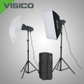 Комплект импульсного света Visico VL Plus 200 Soft Box/ Umbrella KIT Комплект импульсного света Visico VL Plus 200 Soft Box/ Umbrella KIT