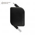 Дата-кабель USB - micro USB, с автосмоткой, 2-x сторонние коннекторы, 0.8м, черный, Deppa Дата-кабель USB - micro USB, с автосмоткой, 2-x сторонние коннекторы, 0.8м, черный, Deppa