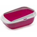 Туалет-лоток Moderna Comfy Step 57x42x25h см, ярко-розовый
