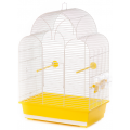 Клетка InterZoo P-026 SONIA WHITE (450х280х630мм) для птиц прут белый