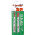 Пилка для лобзика Hammer Flex 204-108 JG WD-PL T144D дерево, 74мм, шаг 4.0-5.2, HCS, 2шт.