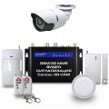 Сигнализация Sapsan GSM MMS 3G CAM с датчиками, 1 уличной в/камерой, функцией видеозвонок