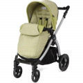 Peg-Perego Book Plus Pop-up - коляска прогулочная с шасси Book Plus Black-Silver, Green Tea Peg-Perego Book Plus Pop-up - коляска прогулочная с шасси Book Plus Black-Silver, Green Tea