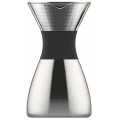 Кофеварка портативная Asobu Pour Over (1 литр), серебристая