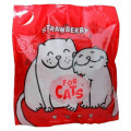 Силикагелевый наполнитель For Cats с ароматом клубники, 8 л