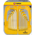 Набор ключей Topex 35D953 ключи шестигранные и Torx набор 18шт.