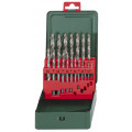 Набор сверл Metabo 627153000 HSS-G 19шт. (1-10мм) в мет.коробке