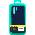Чехол-накладка для Xiaomi Redmi Note 9 синий, Microfiber Case, Borasco