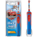 Зубная щетка электрическая Oral-B Stages Power Cars красный/синий