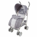 BamBola W807C - прогулочная коляска-трость с чехлом для ножек Зебра белый