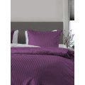 Постельное белье GoodNight Страйп-сатин 1,5 сп. (с нав. 50х70) черника
