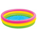 Надувной бассейн Intex Sunset Glow Three Ring 57412 Надувной бассейн Intex Sunset Glow Three Ring 57412