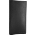 Портмоне для документов WENGER Alphubel, черный, кожа наппа, 12×1,5×22 см, W2-01BLACK