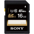 Карта памяти Sony SD 16Gb, Class 10 UHS-1 (40Mb/s) SF16UY Карта памяти Sony SD 16Gb, Class 10 UHS-1 (40Mb/s) SF16UY