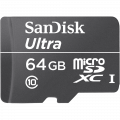 Карта памяти SanDisk Ultra microSDXC 64GB Class 10 UHS-I (48MB/s) без адаптера Карта памяти SanDisk Ultra microSDXC 64GB Class 10 UHS-I (48MB/s) без адаптера