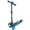 Small Rider Premium Pro - самокат с ревом мотора и светящимися колесами, синий