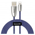 Кабель Baseus Torch USB - Lightning, 2 м, синий