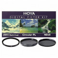 Набор из 4 фильтров Hoya (UV (C) HMC Multi, PL-CIR, NDX8) 72mm