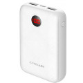 Внешний аккумулятор Teclast 10000mAh с дисплеем, быстрая зарядка, белый