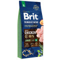 Корм для щенков гигантских пород Brit Premium by Nature Junior XL, курица, 15 кг