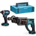 Набор Makita DLX2166ZJ без акк. и зу перфоратор акк.DHR202Z + шуруповерт DTD152Z