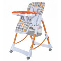 Pitus Nino - стульчик для кормления Orange-Grey Diamonds