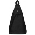 Рюкзак Victorinox Altmont Original, с одним плечевым ремнём, чёрный, 25x14x43 см, 7 л