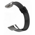 Ремешок для браслета Mijobs для Huawei Sport Band 2/pro/B29/B19, нержавеющая сталь, черный, серебряный замок