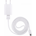 СЗУ адаптер 1 USB 2.1A + Дата-кабель Micro USB 2А (100 см) Smart Charger Suit, белый, Devia