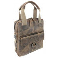 Сумка вертикальная WENGER "ARIZONA", коричневый, кожа, 35x9x37 см, W23-04Br