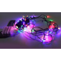 Гирлянда Sh Lights 120 разноцветных светодиодов, с контроллером и пультом ДУ, на батарейках, уличная, LD120-GM-BO-RC