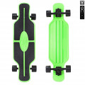 Y-Scoo Longboard Shark TIR 31" - скейтборд с сумкой Green-black