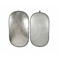Отражатель Falcon Eyes RFR-4066S серебро/белый 102x168 см Отражатель Falcon Eyes RFR-4066S серебро/белый 102x168 см
