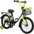 Velolider Lider 18U-009 Shark - двухколесный велосипед черный-зеленый