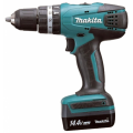 Дрель аккумуляторная MAKITA HP347DWE 14.4В 2х1.5АчLi-ion БЗП-10мм 0-400/1400об/м 30/15Нм 1.5кг чемодан G-серия