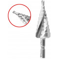 Сверло Hammer Flex 202-127 DR MT ST 4,0-20,0 мм*75/8мм металл, ступенчатое, DIN338, HSS 4241