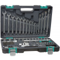 Набор инструментов Stels 14109 1/2'' 1/4'' CrV пластиковый кейс 88 пр.