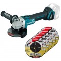 Углошлифовальная машина (болгарка) Makita DGA504ZX2 Ф125мм 18В LI-ION 2.5кг без акк. и зу