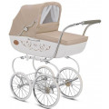 Inglesina Classica - коляска-люлька для новорожденных на шасси Balestrino Chrome/Ivory Vaniglia премиального класса