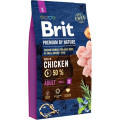 Корм для собак мелких пород Brit Premium by Nature Adult S, курица, 8 кг