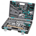 Набор инструментов Stels 14104 1/2'' 1/4'' CrV пластиковый кейс 76 пр.