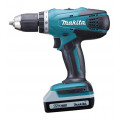 Дрель аккумуляторная Makita DF457DWE 18В 2х1.5Ач Li-ion БЗП-13мм 0-400/0-1400об/м 42/24Нм 1.7кг кейс